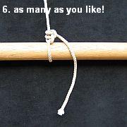 Knot Tying Instructions - Half Hitches - 6