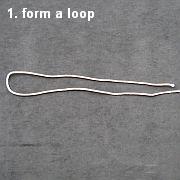 Knot Tying Instructions - The Simple Overhand Loop Knot - 1
